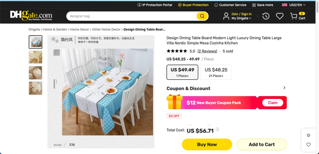 Links ocultos de Aliexpress