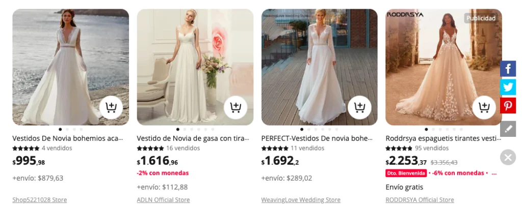 Comprar vestidos de novia bohemio mexico