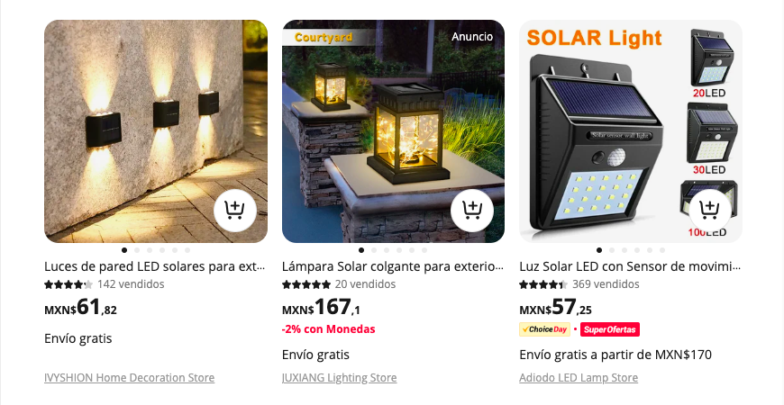 comprar lamparas solares para cesped en aliexpress