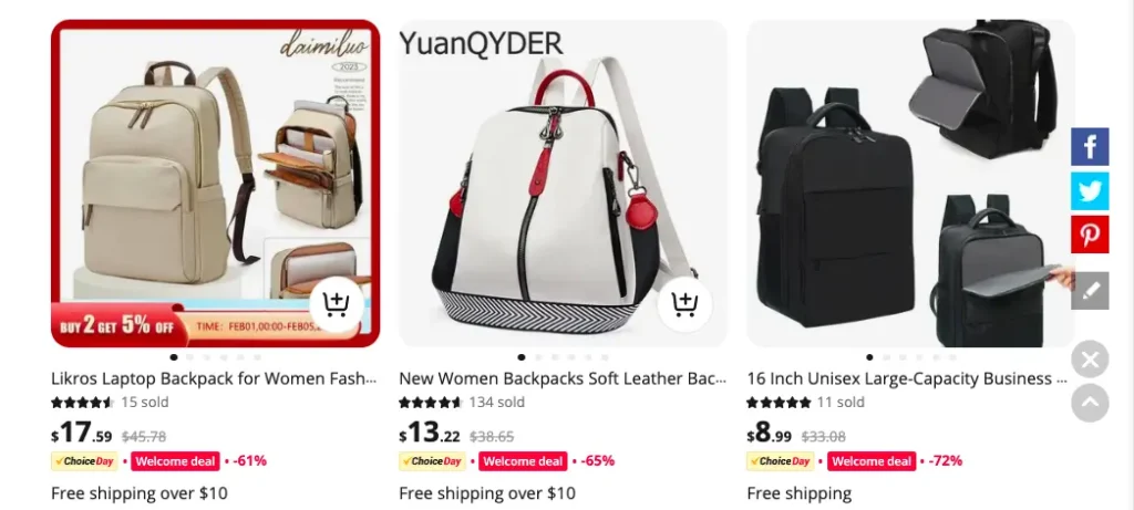 mochilas juveniles para mujer en aliexpress mexico