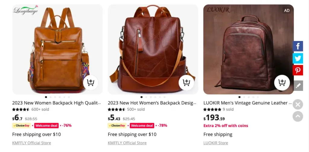 mochilas para mujer en cuero aliexpress