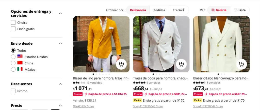 comprar ropa en Aliexpress