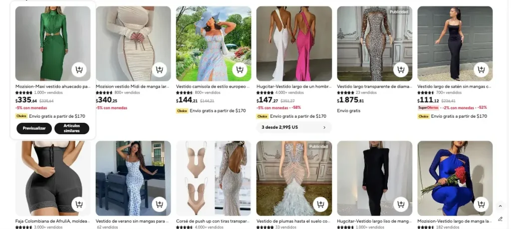 Porque comprar vestidos en Aliexpress desde mexico