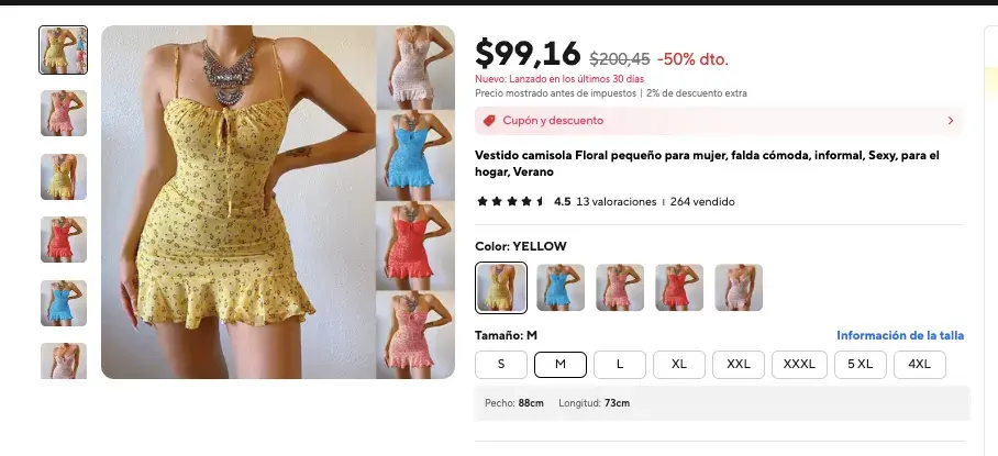 comprar vestidos casuales en Aliexpress