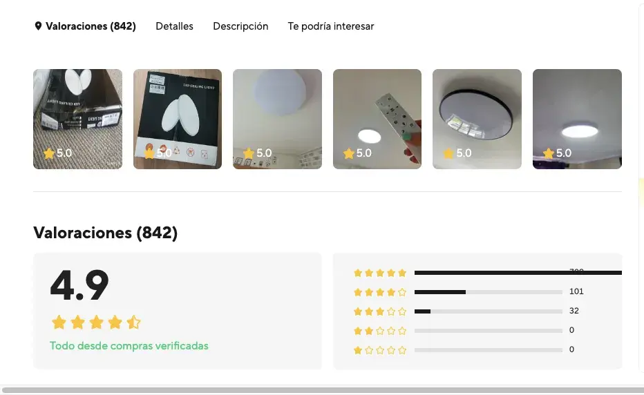 Comprar lamparas de techo en Aliexpress