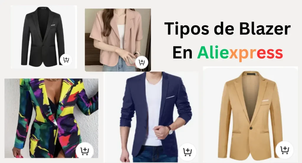 tipos de blazer en Aliexpress