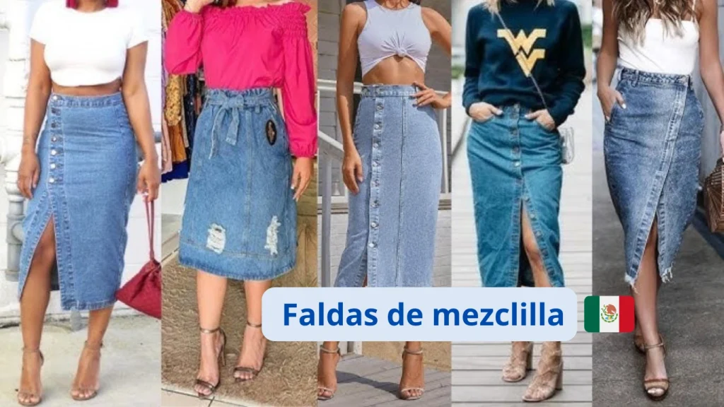 falda de mezclilla Aliexpress