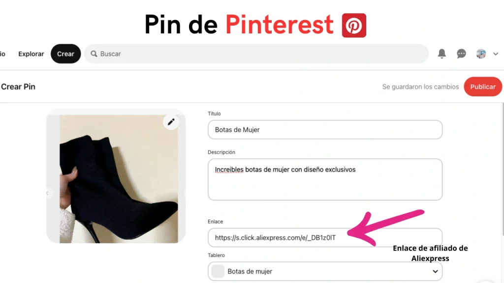 ganar dinero con aliexpress y pinterest