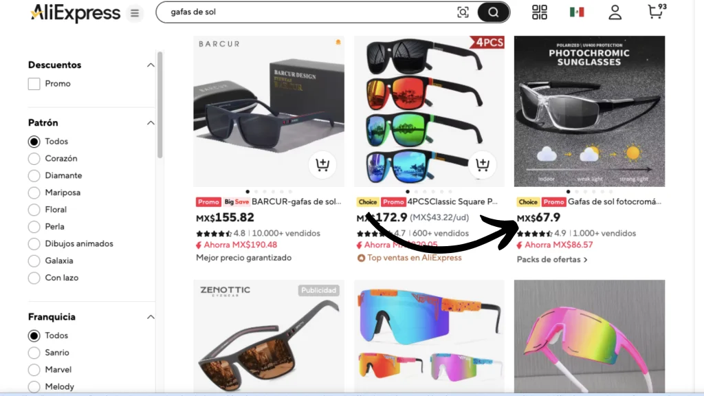 etiqueta de choice ventajas