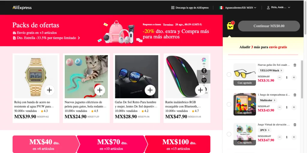 Comprar en aliexpress choice en 2025