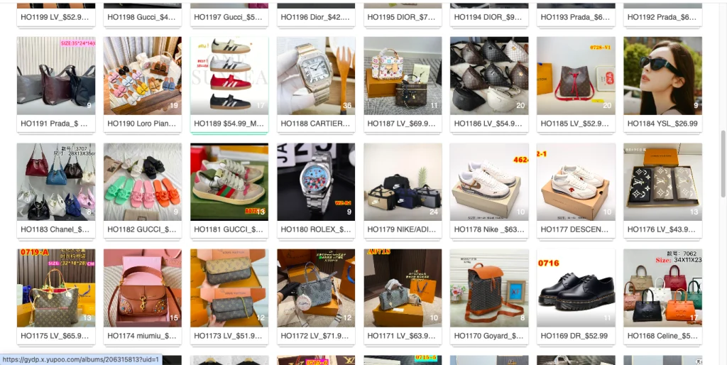 Catalogo de Yupo aliexpress