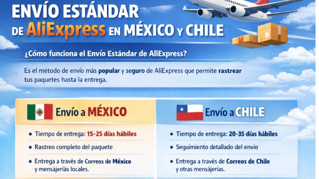 Metodos de envio aliexpress - Tipos de envíos de AliExpress